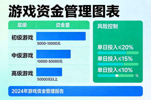 资金管理图表：展示不同级别游戏所需的资金量与风险控制